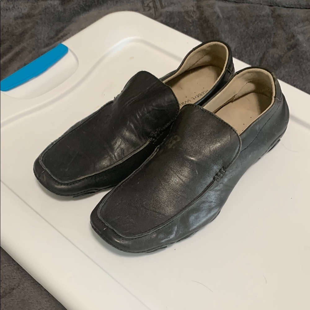Robert Wayne Black Loafers Slip-On Shoes